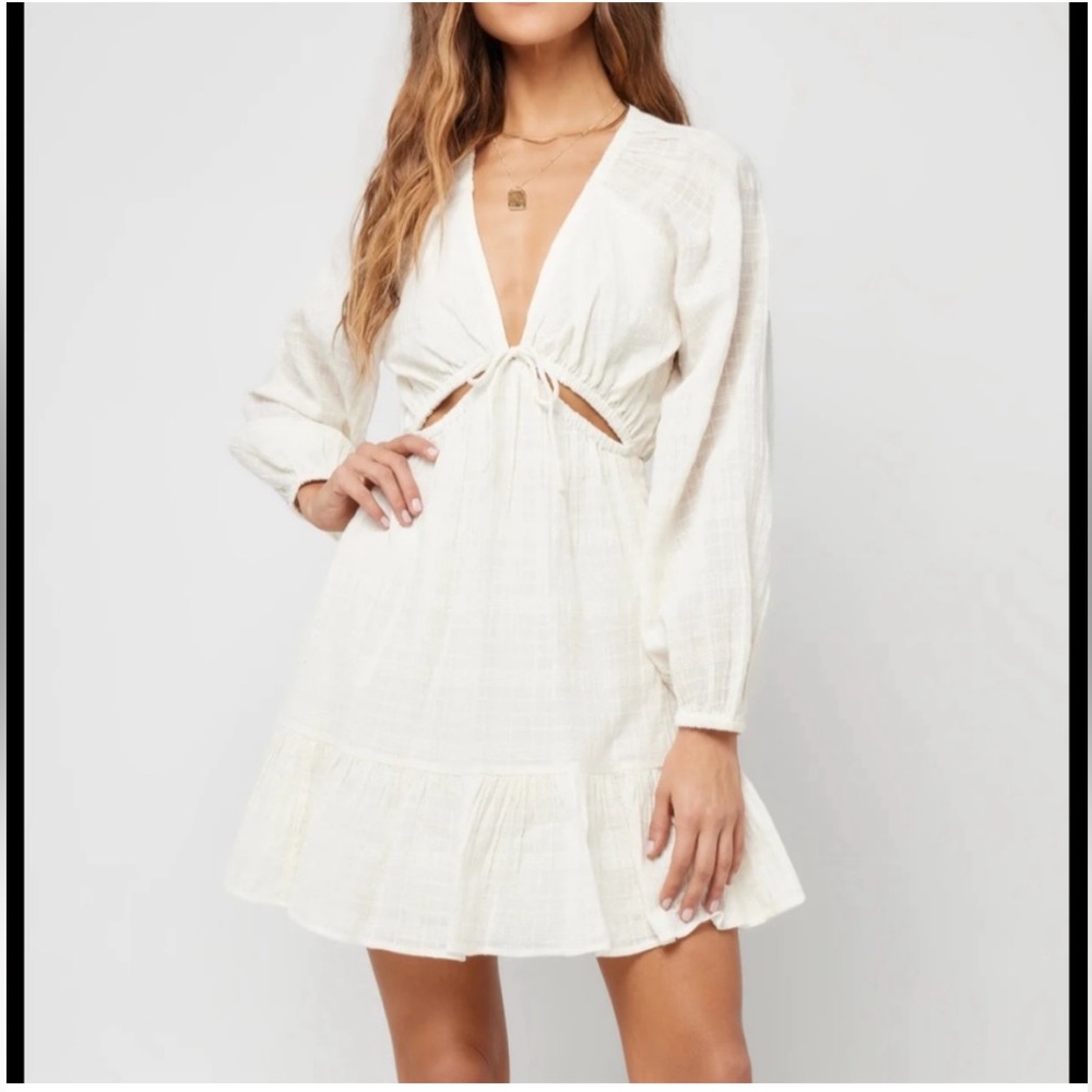 L Space Feelin’ Fine Cream Dress